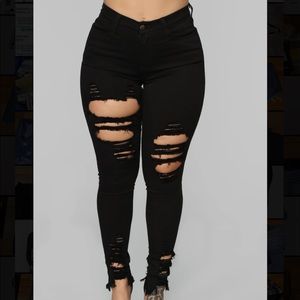 Black Fashion Nova Jeans